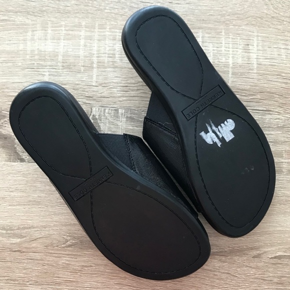 New KENNETH COLE SLIM SLAM EMBELLISHED SLIDE SANDAL BLACK 6.5 NWOT - Picture 3 of 4